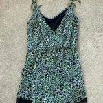 BCBGeneration ⭐️ Printed Romper in Jelly Bean Multi color Photo 5