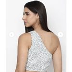 American Eagle Outfitters Floral One Shoulder Crop Top 100% Cotton Size XS Photo 1