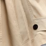 ZARA coat jacket overcoat trench duster long beige tan casual Photo 13