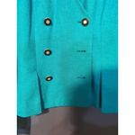 Kasper for A.S.L Women's Teal Blazer, Vintage Size 6 Jacket, Classic Outerwear Photo 4