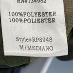 Roly Poly Green Camo Print Full Zip Long Sleeve Ja Size M Photo 5