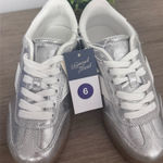 Universal Threads Universal Thread Metallic Silver Women's Sneakers Photo 0