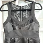 Walter Baker  Black Cocktail Lace Satin Mini Dress Women's Size Medium Photo 1