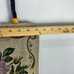 Vintage Floral Tapestry Tote Bag Cottagecore Grandmillennial Shabby Chic 90s Tan Photo 4