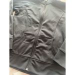 Under Armour Black Full Zip Sweatshirt Semi Fitted Woman’s Size Medium- A Few Sn Photo 3