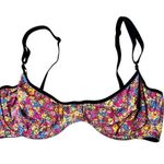 PINK - Victoria's Secret VICTORIA’S SECRET PINK Collection Balconette Bra floral print satin Size 34C Photo 0