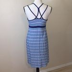 Dakini blue patterned sporty scrappy summer dress Photo 3