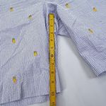 Brooks Brothers 346 Shorts Women Sz 14 Blue Stripe Seersucker Stretch Pineapple Photo 7