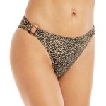 Faithfull the Brand FAITHFUL THE BRAND Cheetah O-ring High Rise Bikini Bottoms Photo 0