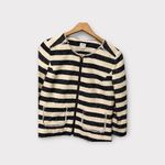 Crown & Ivy Womens Full Zip Coat Striped Size Small S New NWT $89 Photo 1