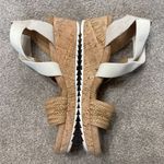 Easy Spirit Cream Lorena Wedge Cushioned Sandals Size 8 Photo 3