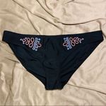 Top Shop cut out embroidered bikini bottoms Photo 1