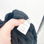 Vetta Womens Quiet Luxury Minimalist Wide Leg Wrap Cape Jumpsuit Size 4 Black Photo 8