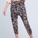 Anthropologie Hei Hei Sirwa Navy And Peach Harem Cargo Pants Size XSmall Photo 0