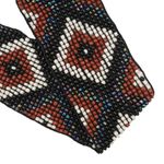 Handmade Southwestern Beaded Belt Black Photo 4