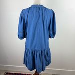 Sea New York Loren Tunic Dress Blue Embroidered Cotton Size L Yacht Wife Size L Photo 2