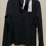 Alo Yoga NWT  Alosoft 1/2 Zip Rapid Pullover Black Size XS Photo 7