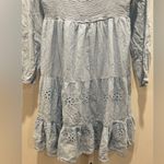 Area Stars Eyelet Trim Dress Size S Blue Photo 4