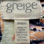 Greige Eyelet Summer Fun 3/4 Sleeve Pullover Top Size M Blue Size M Photo 8