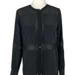 W118 By Walter Baker W118 By Walker Baker Benjamin Back Blouse Sheer XS Photo 1