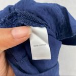 Chelsea28 Navy Cotton Eyelet Mid Rise Crop Pant Photo 9