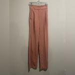 Max Mara  Wool  Wide-Leg Pants in Pink Photo 3
