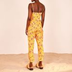 Farm Rio NEW Banana Sunshine Bow Top Jumpsuit In Multi Photo 1
