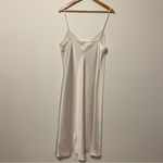 Aritzia Wilfred Only Slip Maxi Dress Size XL Cream White Neutral Light Birch Photo 7
