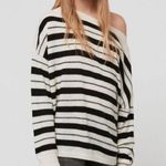 All Saints Misty Bold Stripe Jumper Wool Alpaca Blend Sweater *Flaw Photo 0