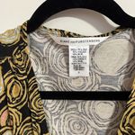 Diane Von Furstenberg  silk blend printed tie back dress vintage Y2K Photo 4