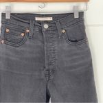 Levi's Levi’s Ribcage Straight Ankle Black Jeans Size 25 Photo 4