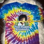 Bob Ross “ No Mistakes, Just Happy Accidents” Colorful Tie Photo 3