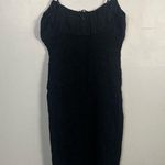 J.Crew black Smocked tie-front dress size 10 Photo 4