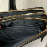 Coach :Dark Brown (C5576) Coated Canvas Signature Double Zip Wristlet-Gold tone Photo 11