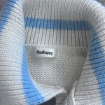 Madhappy  Alumni Knit Collared Preppy Cream Rugby Sweater New XS Photo 4