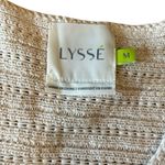 Lysse  Cotton Knit Beach Cover Up Dress Women’s Size Medium Beige Photo 4