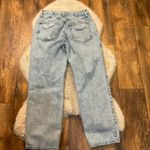 Good American Jeans 4 27 Good Heritage Jade Light Wash Distressed Photo 7