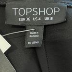 Topshop Women's Black Ruffle Peplum Pencil Skirt Size 4 NEW Photo 2