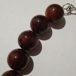 Rachel Comey 💕💕 Chunky Bead Choker Necklace Acrylic ~ Dark Brown NWOT Photo 6