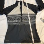 Nike Therma-Fit Half Zip Pullover Fair Isle Nordic Print Jacket Black White-XL Photo 7