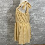 Dry Goods 21 Saints Yellow Gingham Mini Dress Size L Photo 1