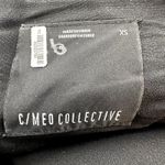 C/MEO COLLECTIVE Stand Still Midi Dress Halter Tie Waist Sleeveless Black XSmall Photo 2