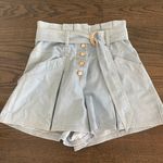 Mink Pink Belted Jean Shorts Photo 0