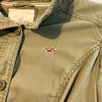 Hollister Y2K Vintage Green Utility Jacket with Drawstring Waist SZ L Cargo Photo 5