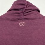 CALIA By Carrie Underwood Warm Collection Funnel Neck Thumbhole Pullover Large Purple Photo 5