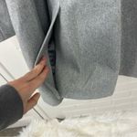 Banana Republic Italian Fabric Grey Fit And Flare Bow Coat Size M Photo 10