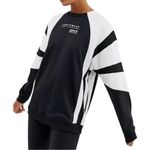 Adidas Sweatshirt Womens Small Black White Colorblock EQT Originals Streetwear Photo 7
