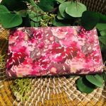 Betsey Johnson  Pink Floral Print Zip Around Wallet Wristlet NWT Photo 1