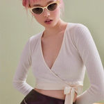 For Love & Lemons NBW The Freddy Wrap Top Photo 3