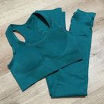 2 Piece Padded Sports Bra with High Waist Yoga Leggings Exercise Set Photo 0